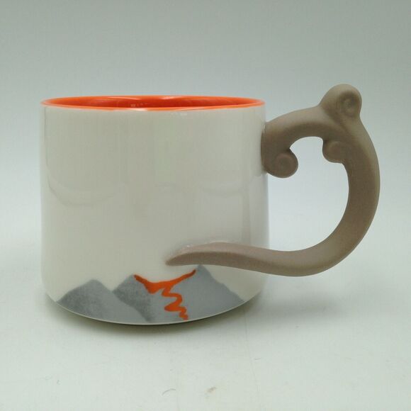 Starbucks Hawaii Coffee Mug Cup Erupting Volcano Ash Smoke Handle 2014 - Picture 2 of 10
